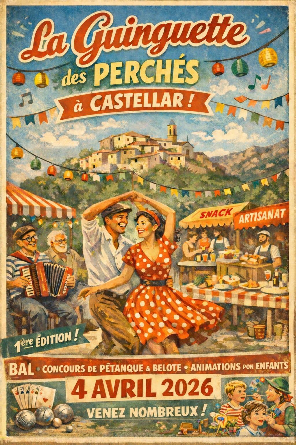 Affiche fête du printemps 4 avril 2026
