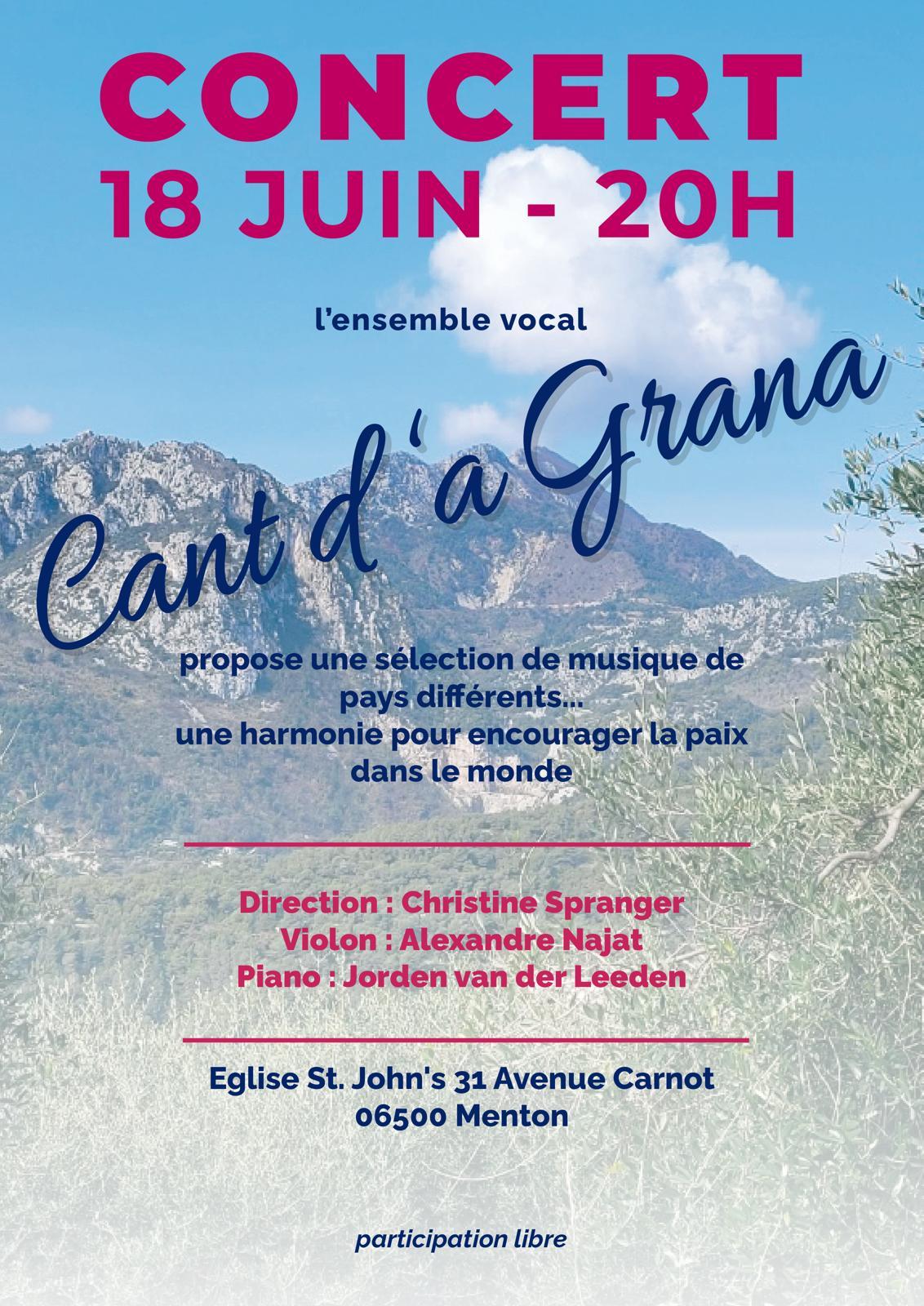 Affiche concert 18 juin 2026