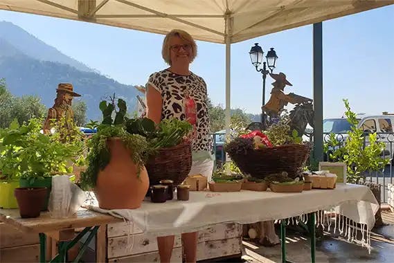 Stand Cant d'a Grana au marché